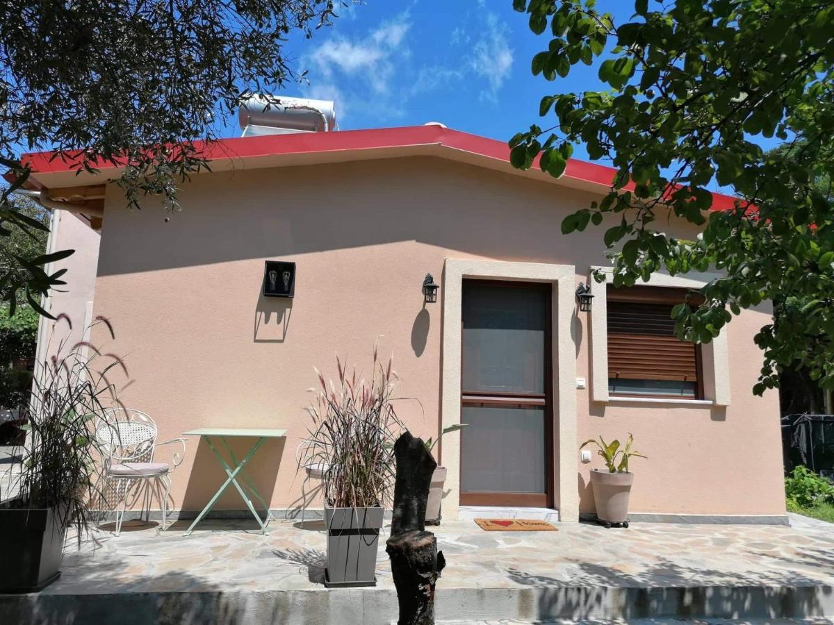 Tiny House By The Sea Villa Nea Skioni Bagian luar foto